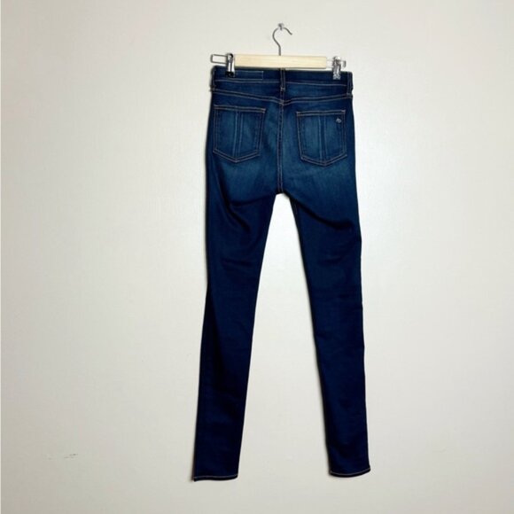 🟣Rag & Bone High Rise Skinny Jeans Size 25 Like New - Picture 2 of 6